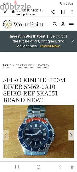 limited edition seiko kinetic bargain price 5