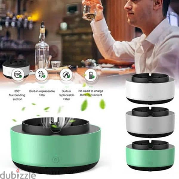 Ashtray with Air Purifier 1