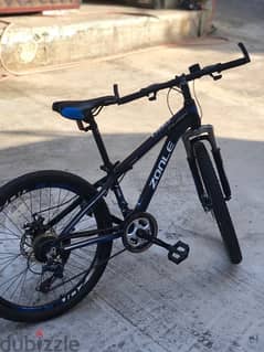 Zonle Pro Bicycle 2022 matte black and blue color