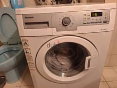 washing machine with a slightly weak but working motor
