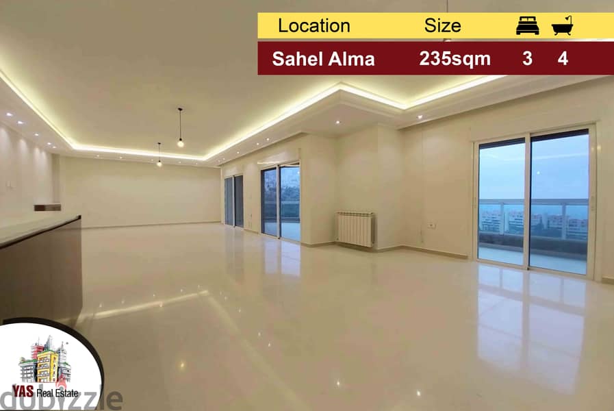 Sahel Alma 235m2 | Panoramic View | Renovated | Classy Area | ELO | 0