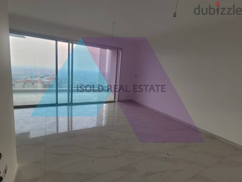 A 135 m2 apartment having an open sea view for sale in Hadath/Baabda 1