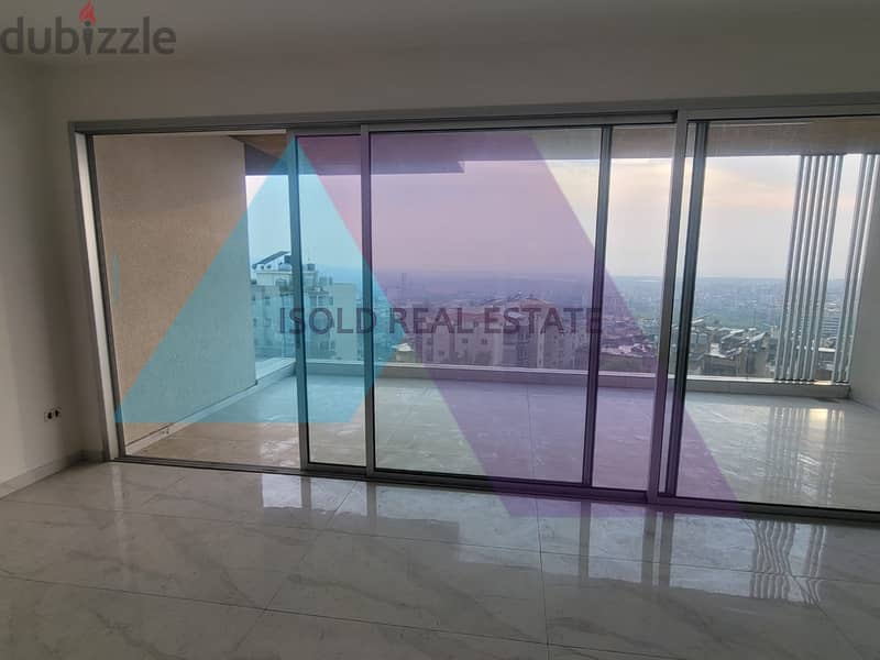 A 135 m2 apartment having an open sea view for sale in Hadath/Baabda 3