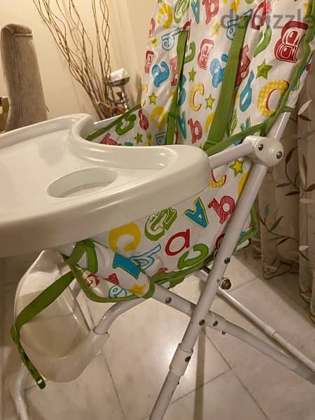 high chair barely used 3