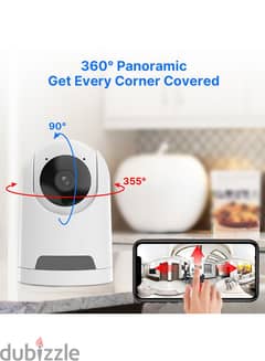 4MP PTZ  IP Smart WiFi Camera With  Two-Way Audio Baby Monitor