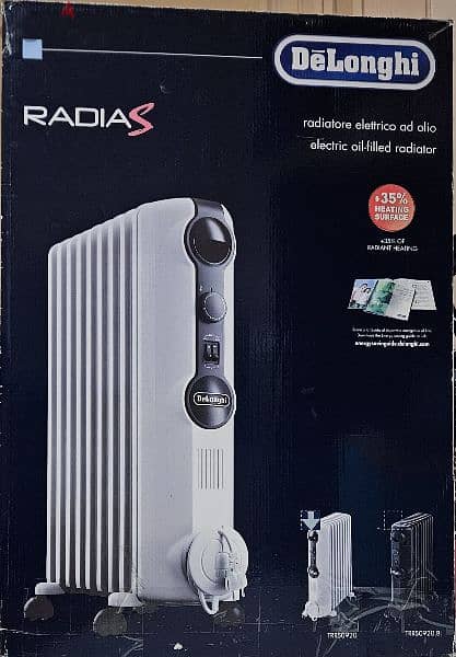 Delonghi Radias - Electric oil-filled radiator TRRS0920 0