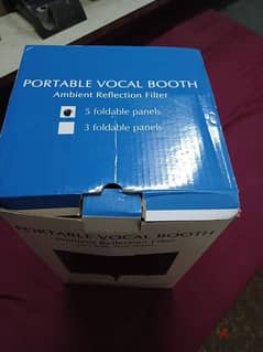 Portable vocal booth