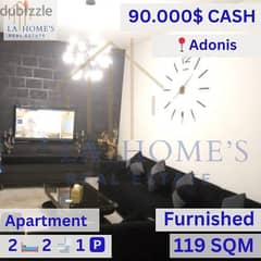 apartment for sale located in adonis شقة للبيع في محلة ادونيس 0