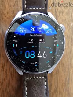 Huawei Watch 3 pro 270$ like NEW with Free strap Stainlnes and 2 cover