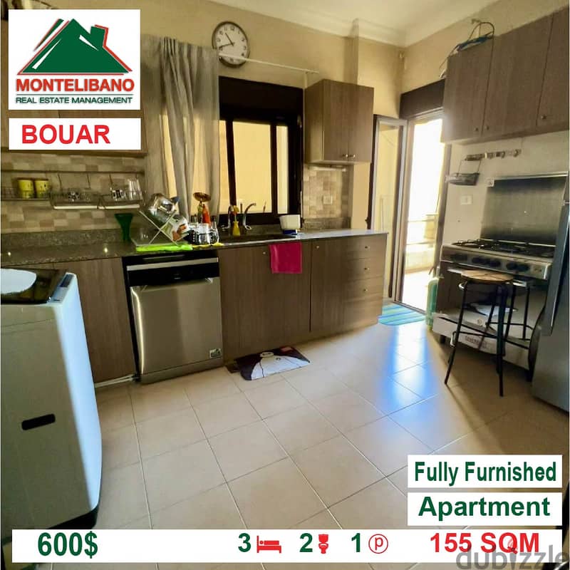 600$!! Prime Location Fully Furnished Apartment for rent in Bouar 6