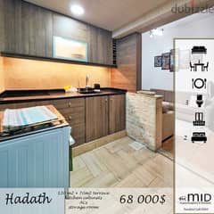 Hadath | 120m² + 70m² Terrace | Fully Renovated | 2 Master Bedrooms