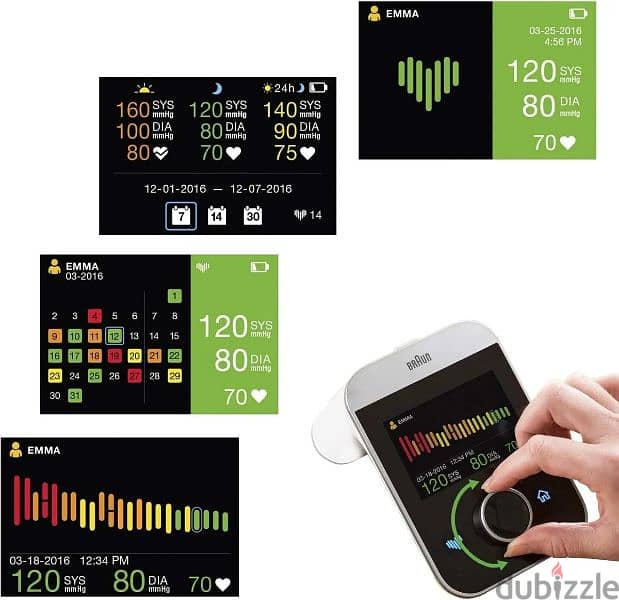 Braun blood pressure monitors. 1