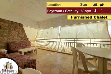 Feytroun / Satellity 60m2 | Furnished Chalet | Ideal Location | DA |