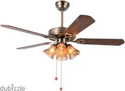 ceiling fan with  light مروحة سقف مع لمبة
