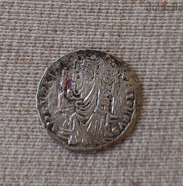 Jesus Christ King of Kings Silver Coin Venitian year 1275 AD 1