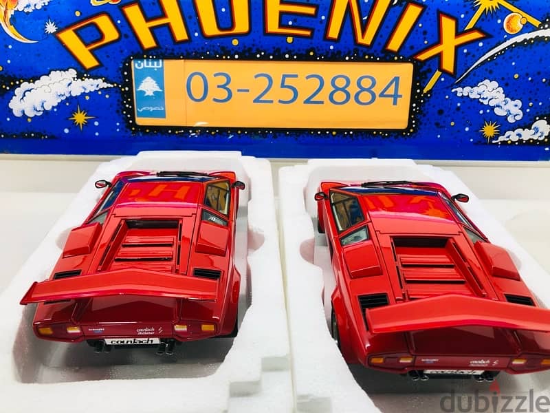 1/18 diecast Autoart Lamborghini Countach 5000S RED SHOP STOCK 0