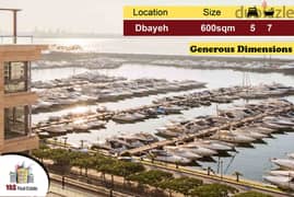 Dbayeh/Waterfront 600m2 | 400m2 Terrace | Pool | Marina View | MJ |