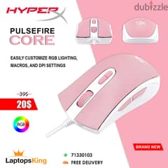 HYPERX PULSEFIRE CORE | PINK | RGB GAMING MOUSE