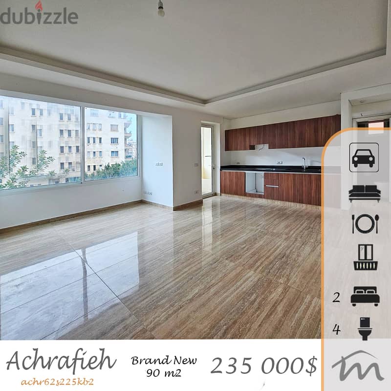 Ashrafieh | Brand New 2 Bedrooms Apartment | Underground Parking Lot 0
