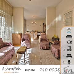 Ashrafieh - Sassine | 3 Bedrooms Apart | 4 Balconies | Elevator | 160m 0