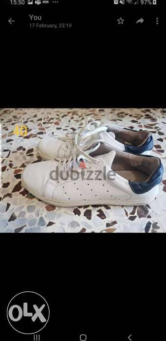 White shoes size 40