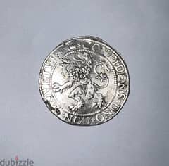 silver Holland coin 1580