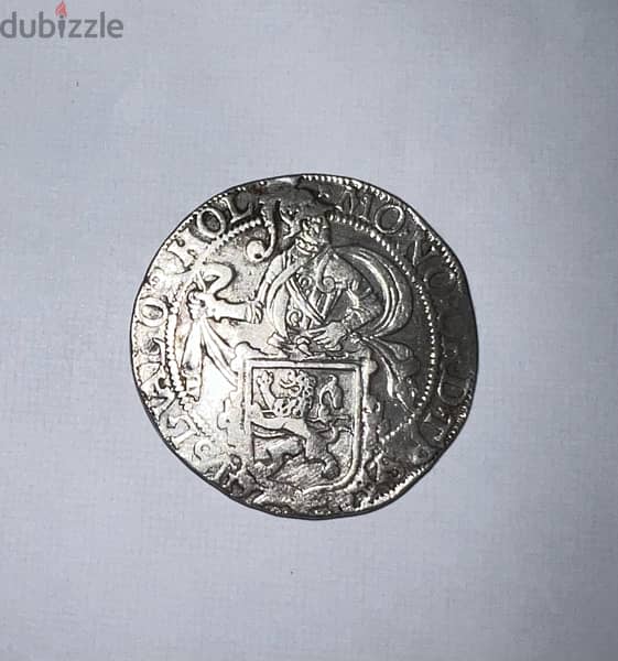 silver Holland coin 1580 1