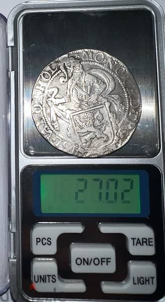 silver Holland coin 1580 2