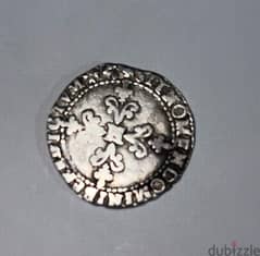 French silver coin 1579 0