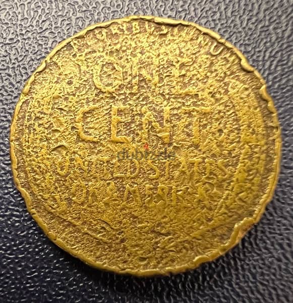 American wheat penny 1939 Error struck 1