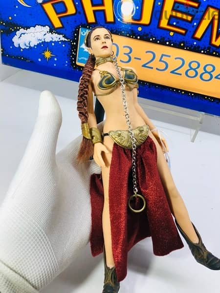 1/6 Vintage Figure Figurine Doll Star Wars PRINCESS LEIA Gold Bikini 1