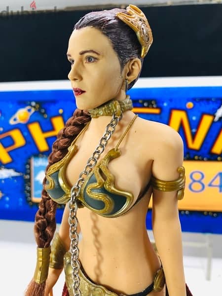 1/6 Vintage Figure Figurine Doll Star Wars PRINCESS LEIA Gold Bikini 6