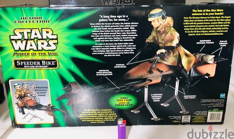 1/6 Vintage Figure Figurine Statue Doll Star Wars LUKE SPEEDER BIKE 1