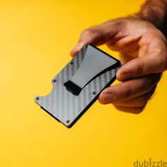 Black Carbon Fiber wallet 0