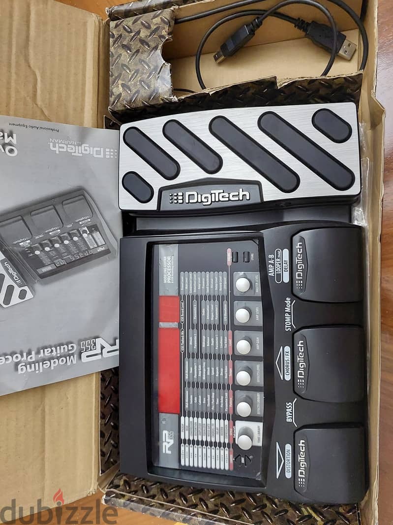 DigiTech RP355 Modeling Guitar Processor and USB Recording Interface 1