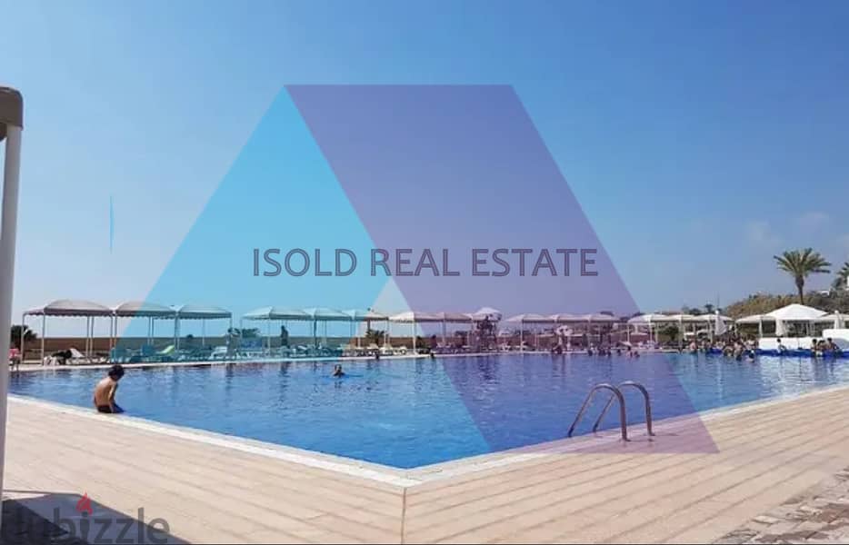 Luxurious110 m2 duplex chalet+garden+open sea view for rent in Halat 2