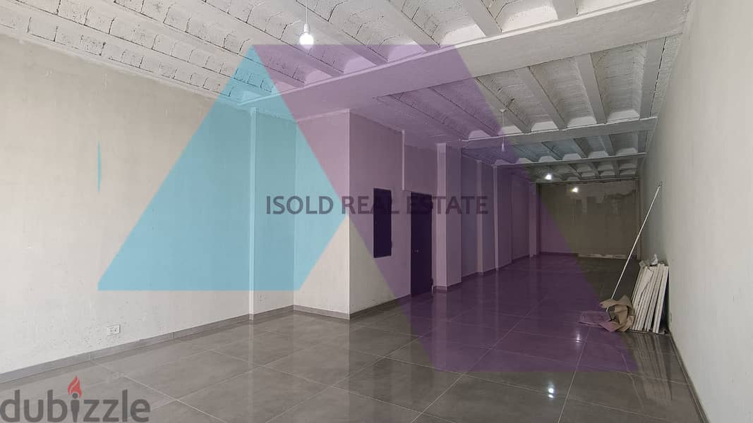 A 222 m2 store for rent in Mansourieh ,having a prime location 1