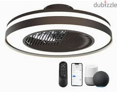 JHHF Ceiling Fan with lights Remote Control, wifi bluetooth/3$delivery