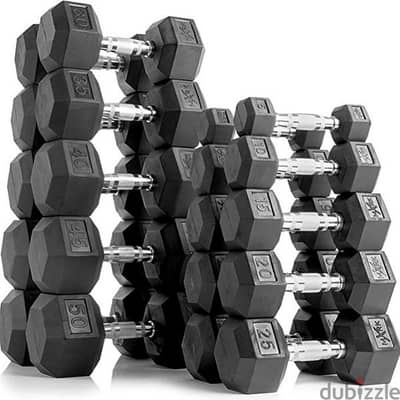 hexagon dumbbells