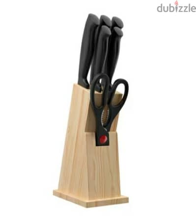 Ernesto 7 piece set filled knife block set/3$ delivery