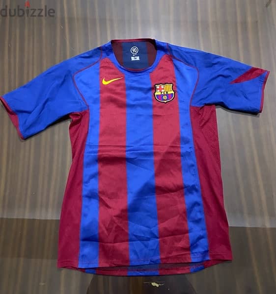 Authentic real and barca shirt football 1