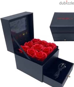 Video Box with 9 Eternal Roses