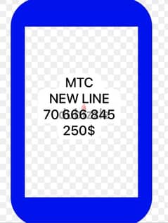 Mtc line recharge for sale 250$ for info 71604601