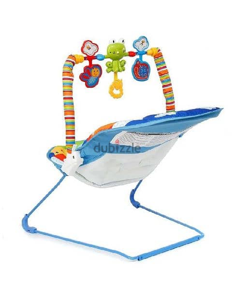 Multifunctional Baby Rocking Chair With Removable Toy Bar 2
