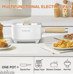 Audecook electrical pot, multifunctional fry pan for many use