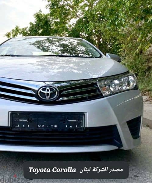 2014 Toyota Corolla excellent condition  مصدر الشركة لبنان 2