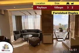 Rayfoun 185m2 | Duplex | Fully Furnished | Modern | Decorated | DA |