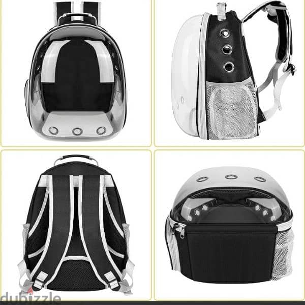 FPVERA Black Cat Backpack Carrier:Transparent for Traveling 3$delivery 1