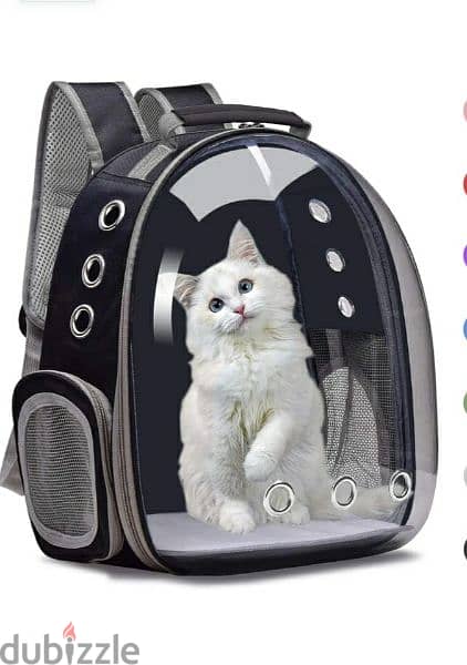 FPVERA Black Cat Backpack Carrier:Transparent for Traveling 3$delivery 2