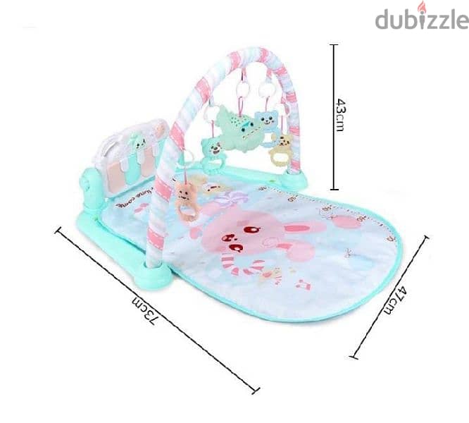 Plastic & Mesh Baby Padded Mat 2